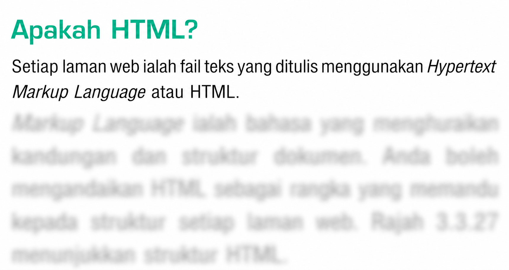 HTML definition textbook diagram