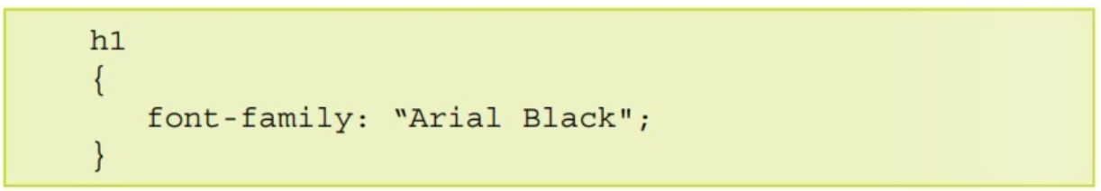CSS font-family syntax
